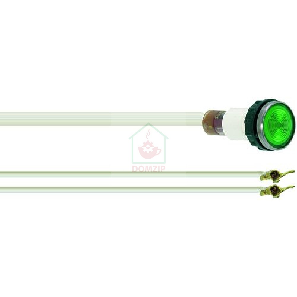 Зеленая лампочка  o 12 - 230V