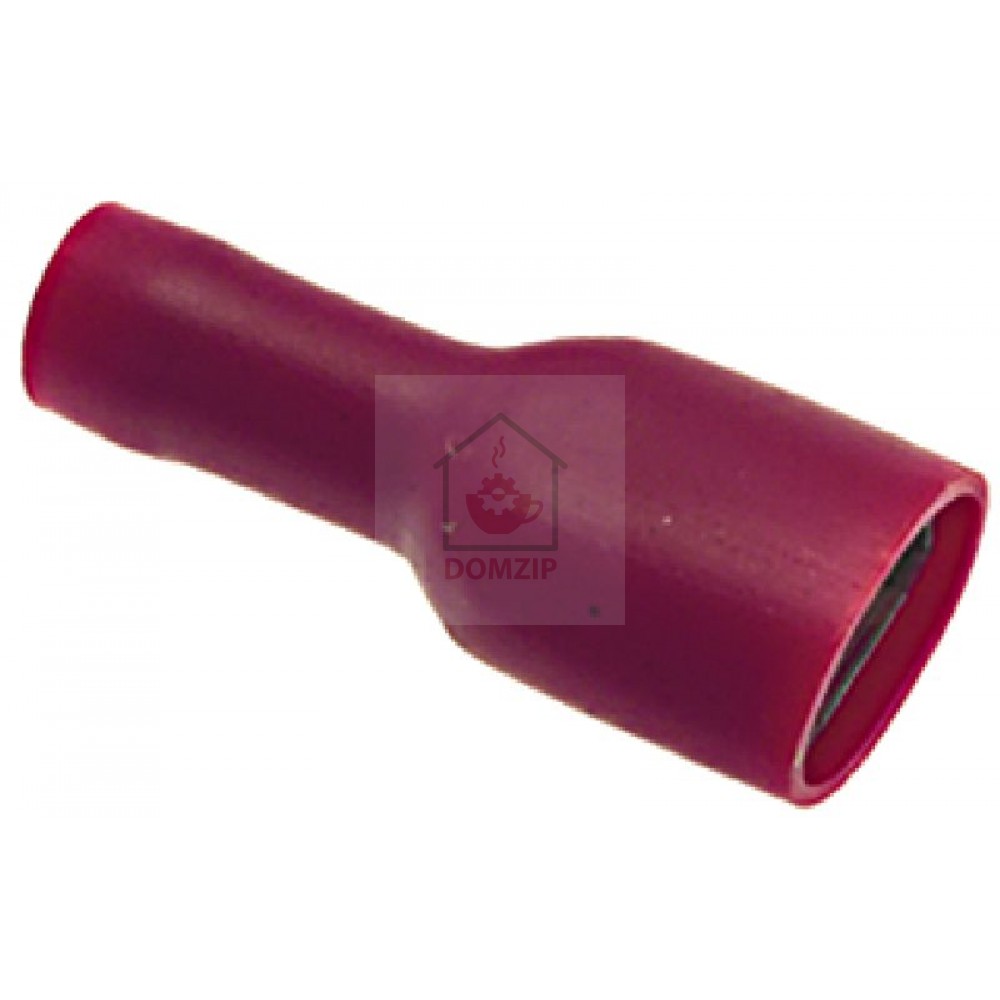 RED CABLE TERM.F 6.3x0.8 mm     100 PCS