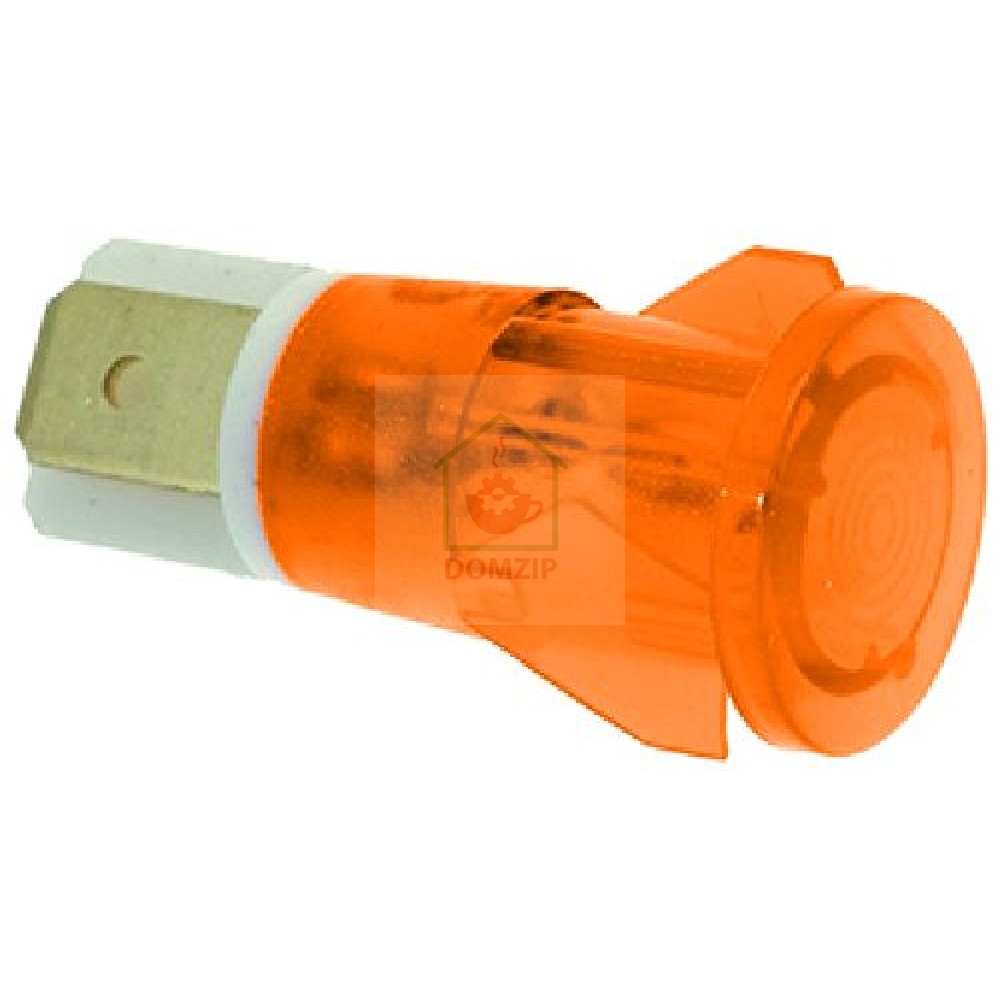 Лампочка индикаторная оранжевая о 15 мм