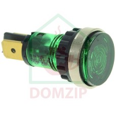 Лампочка зеленая 230V