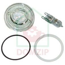 SET OF HALOGEN LAMP KIT WITH GLASS