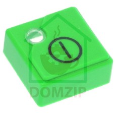 Кнопка зеленая 23x23mm"ON/OFF"