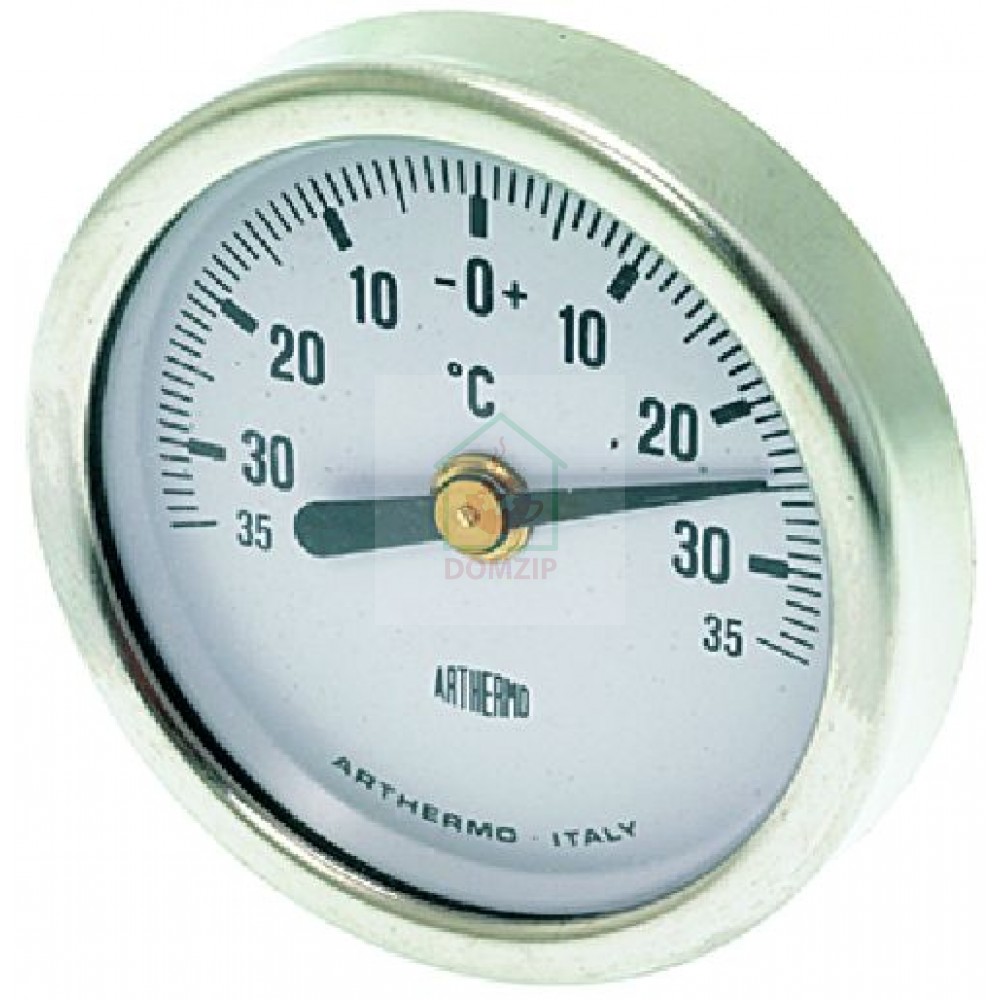 STAINLESS STEEL THERMOMETER -35+35°C