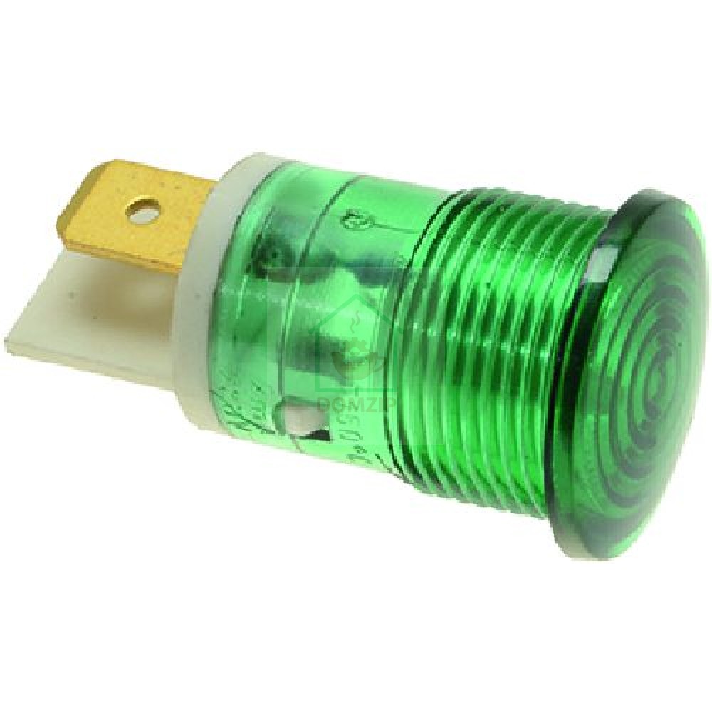 Лампочка индикаторная SGF зеленая 230V