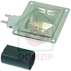LIGHT RECEPTACLE WITH LAMP E14 15W 240V